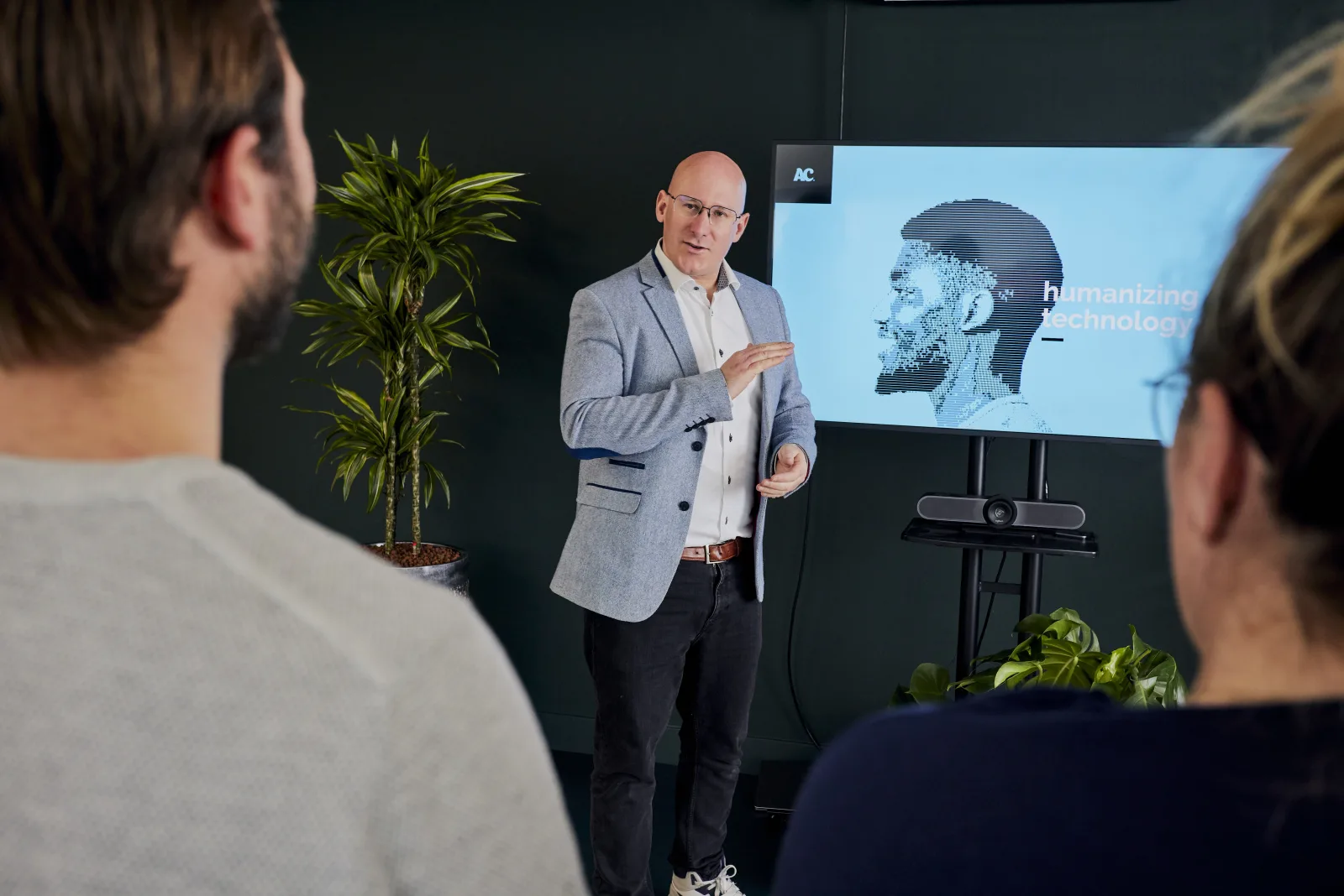 Presentatie over mensgerichte technologie bij Active Collective