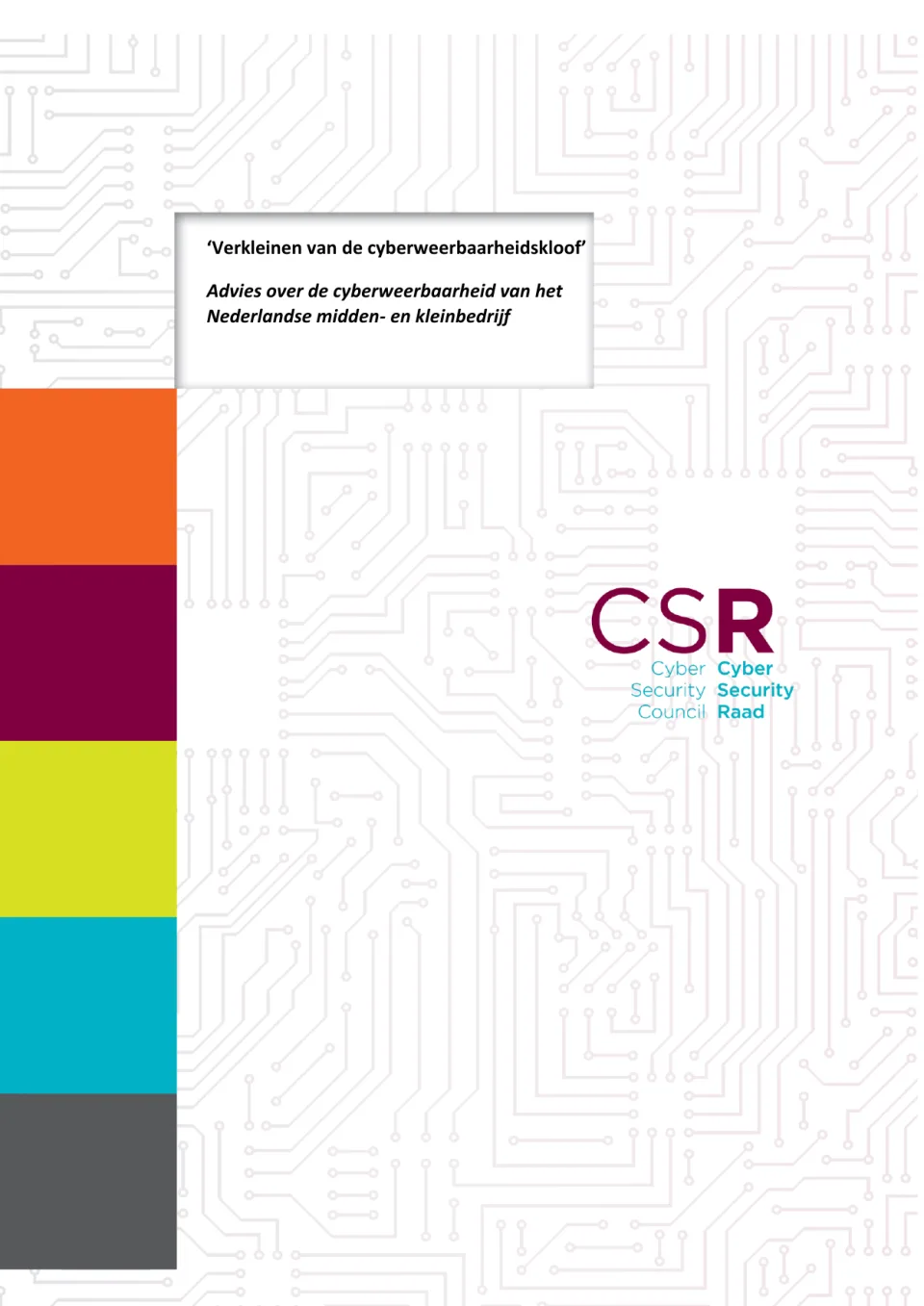 Voorpagina van Verkleinen van de cyberweerbaarheidskloof