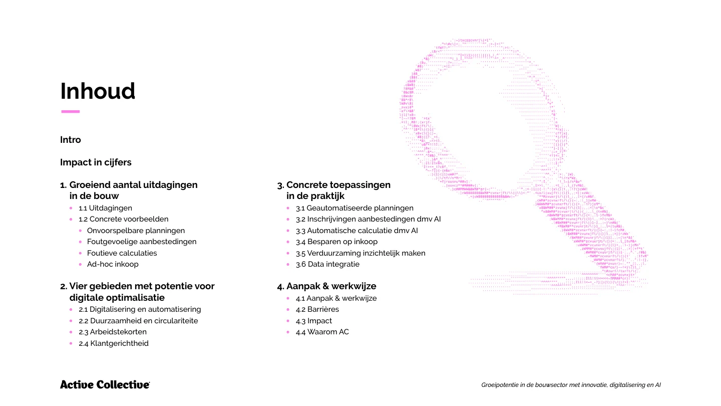 Voorbeeldpagina uit Groeipotentie in de bouwsector