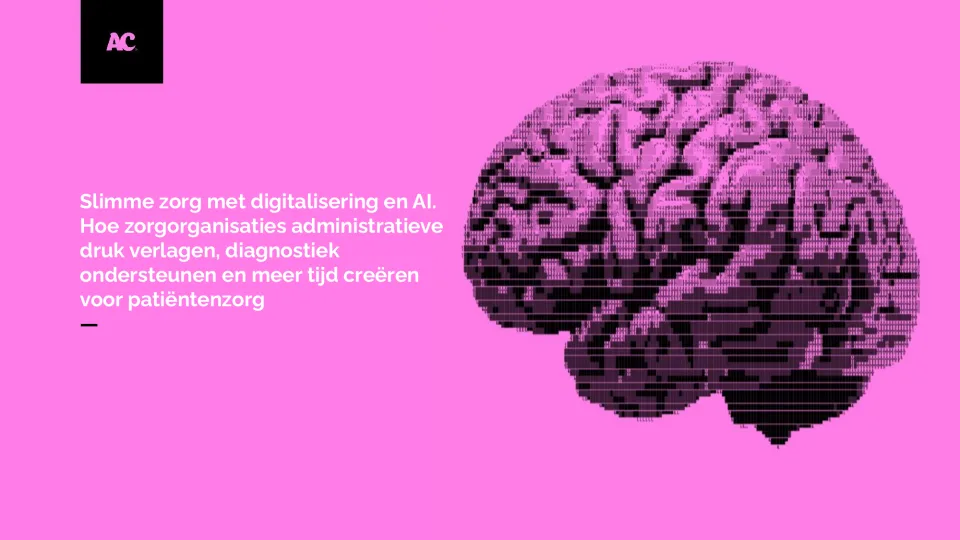 Voorpagina van Slimme zorg met digitalisering en AI
