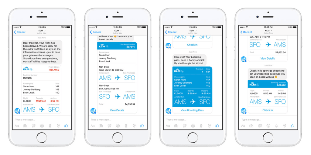 Screenshots van BlueBot