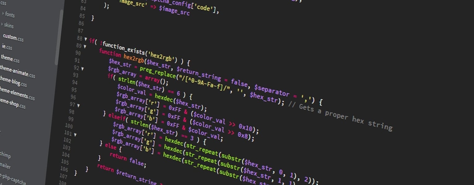 Active Collective code op een scherm