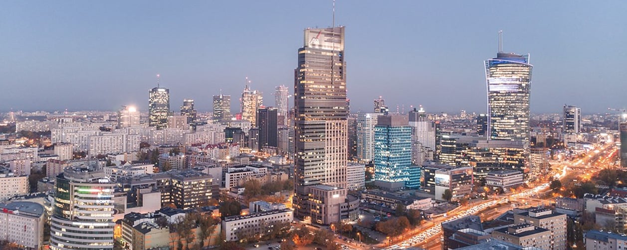 Warschau Polen skyline